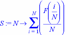 Αθροίσματα Τώρα, ας δούμε πως μπορούμε να υπολογίσουμε αθροίσματα με τη MAPLE. Η εντολή sum(s(i), i = 0..N) αντιστοιχεί στο N i= 0 > sum(i^a,i=0..10); Si (). (Το Ν μπορεί να είναι άπειρο.