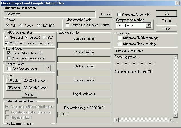 11. Μετατροπή ενός αρχείου mbd σε exe Μια εφαρμογή του Multi Media Builder (MMB) είναι ένα αρχείο τύπου mbd και για να «τρέξει» σε έναν υπολογιστή, πρέπει στον υπολογιστή αυτόν να είναι εγκατεστημένο