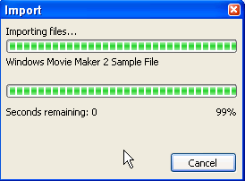 φάκελο ή αρχείο Windows Movie Maker 2 Sample File