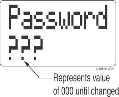 Password Screen Το αχχεσσ ανψ σχρεεν οτηερ τηαν τηε διαγνοστιχ σχρεεν, ψου ηαϖε το πρεσσ ανδ ηολδ τηε μενυ βυττον ανδ μακε τηισ σχρεεν αππεαρ, ανδ τηεν εντερ α πασσωορδ.