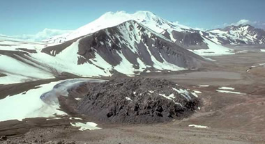 ) Volcanic Ash Immediately after the June 6th blast, an ash cloud rose to an elevation of about 20 miles. It was then carried by the wind in a westerly direction, dropping ash as it moved.