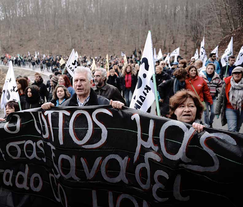 Ό,τι γυαλίζει δεν είναι χρυσός Πώς η Καναδική εξορυκτική εταιρεία Eldorado Gold καταστρέφει το περιβάλλον και τα τοπικά