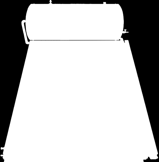 The closed circuit (jacket) where the thermal fluid is circulating, is independent and does not communicate with the water storage tank.