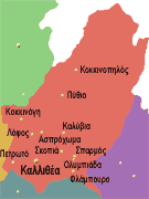Χάρτης 2: ΟΤΑ Επαρχία Ελασσόνας Πηγή: www.elassona.