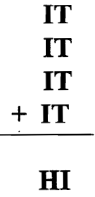 Στην πρόσθεση που φαίνεται δίπλα το Ι, το Τ και το Η αντιπροσωπεύουν διαφορετικά ψηφία. Ποιο είναι το αποτέλεσμα της πρόσθεσης; Α. 32 Β. 29 Γ. 23 Δ.