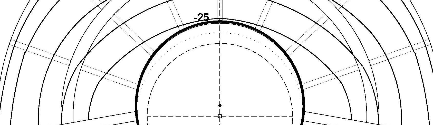Η αύξηση του συνολικού ήχου (συγκριτικά µε την απουσία σκηνής) είναι εντυπωσιακή στην κεντρική περιοχή του κοίλου (+2,5 ως +3dB), αλλά περιορισµένη