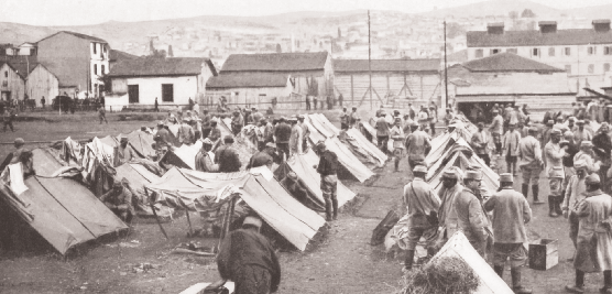 O όγκος της στρατιάς, ο άρτιος για τα δεδομένα της εποχής στρατωνισμός της και το άφθονο υλικό επιμελητείας επέτρεψαν στον στρατηγό Σαράιγ να δημιουργήσει κράτος εν