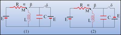 Πόση ενέργεια έχει αποθηκευτεί στο ηλεκτρικό πεδίο του πυκνωτή; Να σχεδιάσετε την πολικότητα του φορτίου στους οπλισμούς του πυκνωτή. β.