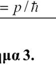 Στο Σχ. (α) φαίνεται η κατανομή του (τετραγωνισμένου) πλάτους του κάθε αρμονικού κύματος ορμής p. Η κατανομή έχει εύρος Δp. Η ψ(x) φαίνεται στο Σχ.