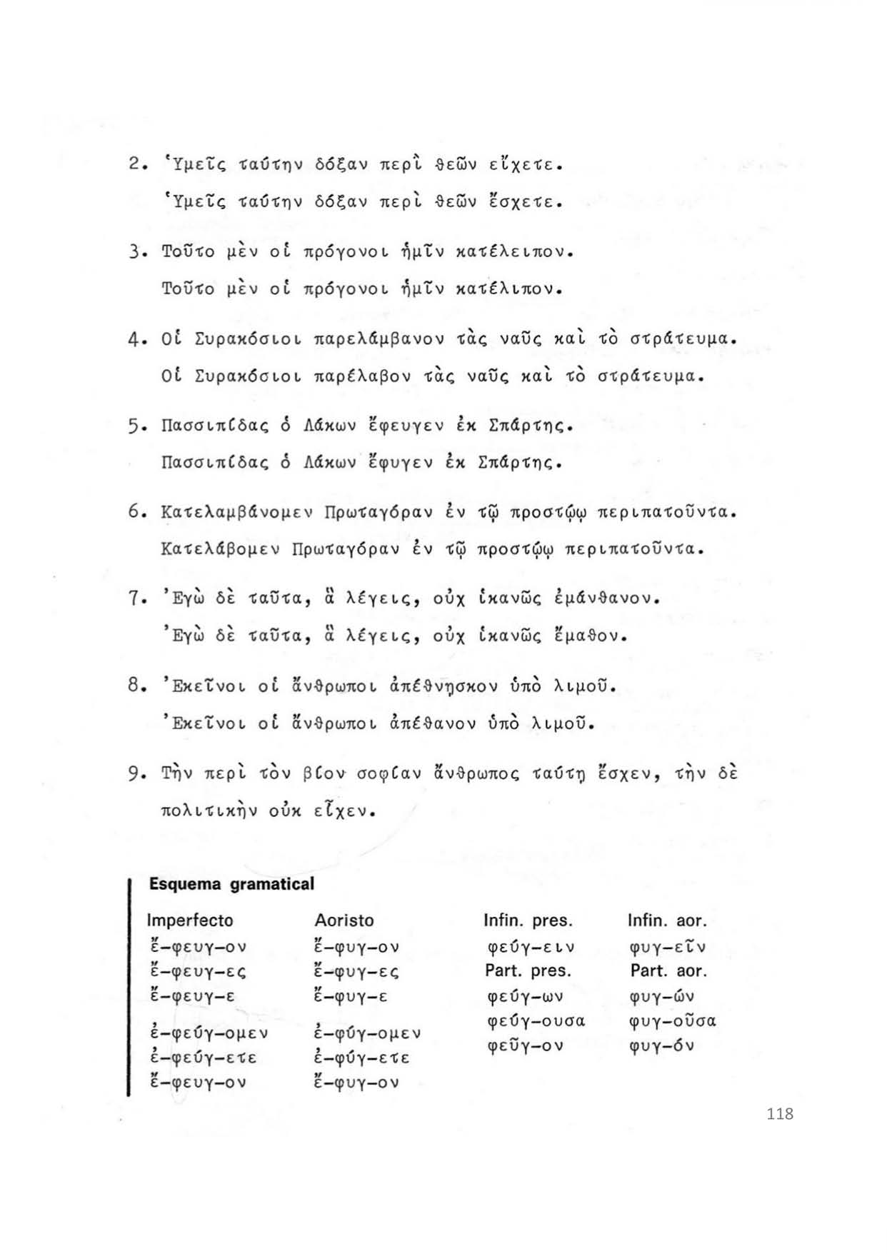 2. Ύμείς Ταύτην δόξαν περί θεών είχετε. Ύμείς ταύτην δόξαν περί θεών έσχετε. 3 Τούτο μέν οί πρόγονοι ήμτν κατέλειπον. ΤουΤο μέν οί πρόγονοι ήμτν κατέλιπον.