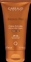 Bronze Pro Anti-wrinkle cream SPF 50 Αντιρυτιδική Κρέμα Υψηλής Προστασίας SPF 50 για το πρόσωπο Υψηλή προστασία Χωρίς Parabenes Αυτή η λεπτή και απαλή κρέμα δίνει υψηλή προστασία στο δέρμα ενάντια