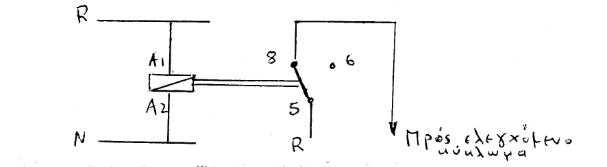 Page 8 of 66 Αυτό θα έχει σαν αποτέλεσμα την μετακίνηση του πλαστικού άξονα ( β ), ο οποίος μέσω του βραχίονα ( γ ) θα ανοίξει την επαφή ελέγχου 95-96, στο κύκλωμα αυτοματισμού.