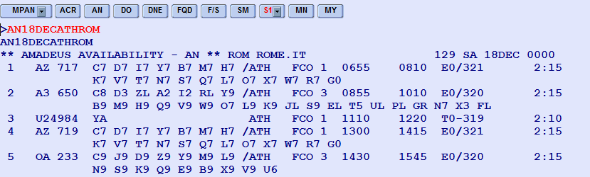 2 ος τρόπος.1. Ζήτηση διαθεσιμότητας με ΑΝ availability display AN18DECATHROM 2.