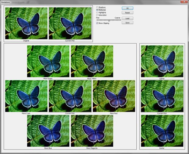 50% Magenta θα έχουμε 60%. Για την εικόνα Butterfly.jpg με την επιλογή Selective Color προσπαθήστε να αλλάξετε το χρώμα της πεταλούδας και μόνο, προσδίδοντάς της ένα πράσινο χρώμα.