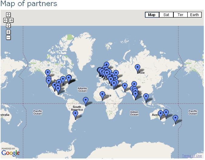 Παρακάτω ακολουθεί ο χάρτης συνεργατών του efront που είναι σε παγκόσμια κλίμακα: H εταιρεία ΕΠΙΓΝΨΙ, μέλος του ομίλου επιχειρήσεων πληροφορικής Virtual Trip εξελίσσεται με ταχείς ρυθμούς, για την