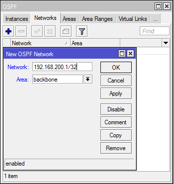 CAPsMAN Απλό «Routed» CAPs Δίκτυο (με πολλαπλές συνδέσεις) Ενεργοποιήστε το πρωτόκολλο