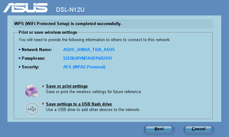 Προσθήκη δικτυακών συσκευών με χρήση διάταξης USB flash Με το Οδηγός εγκατάστασης ADSL, μπορείτε να προσθέσετε συσκευές στο δίκτυό σας με χρήση διάταξης USB flash.