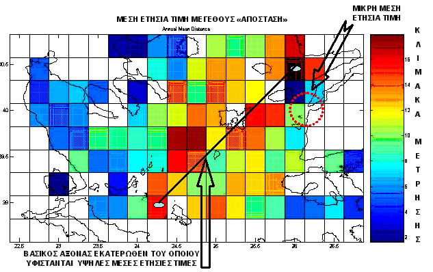 PART E: Marine Sciences and Naval Operations άρχεται πέριξ της θέσεως με στίγμα 38.95Ν 24.25Ε (νοτιοδυτικό τμήμα της λεκάνης) και περατούται κατ εκτίμηση πέριξ της θέσεως με στίγμα 40.45Ν 26.