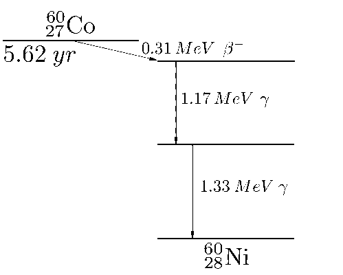 ρήκα 1 1 = 1,17 MeV θαη 2 = 1,33 MeV.