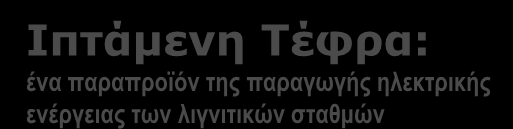 Παραγωγή Ιπηάκελε Σέθξα: ένα παραπροϊόν της παραγωγής ηλεκτρικής ενέργειας των λιγνιτικών σταθμών Θ.