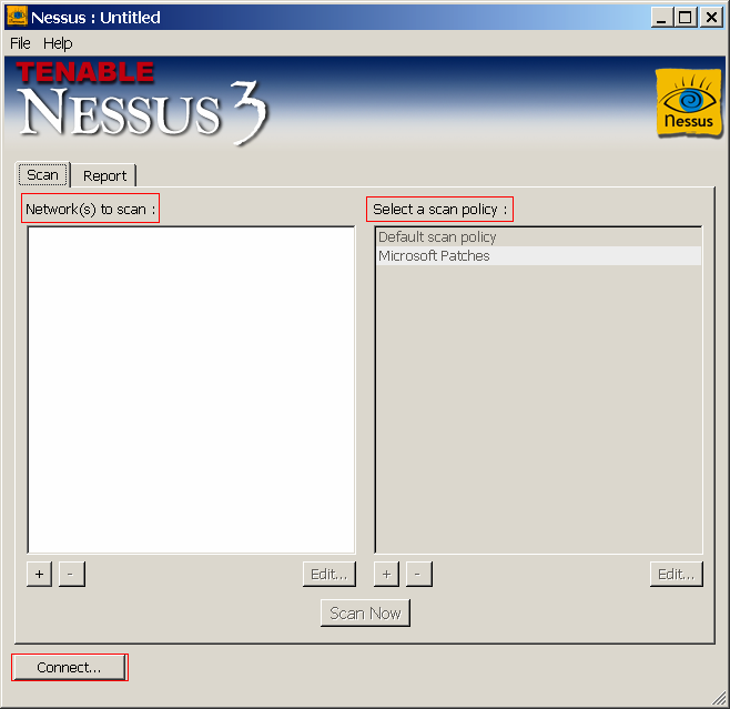 Γενικά, οι διαµορφώσιµες επιλογές του Nessus Server βρίσκονται στο αρχείο nessusd.