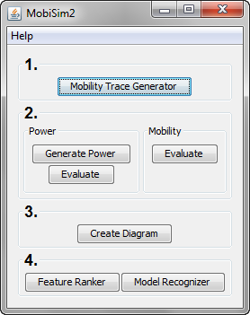 Εικόνα 23: Mobility Simulator 2 θέλαμε να ακολουθούν οι ομάδες του συνόλου των δεδομένων μας.