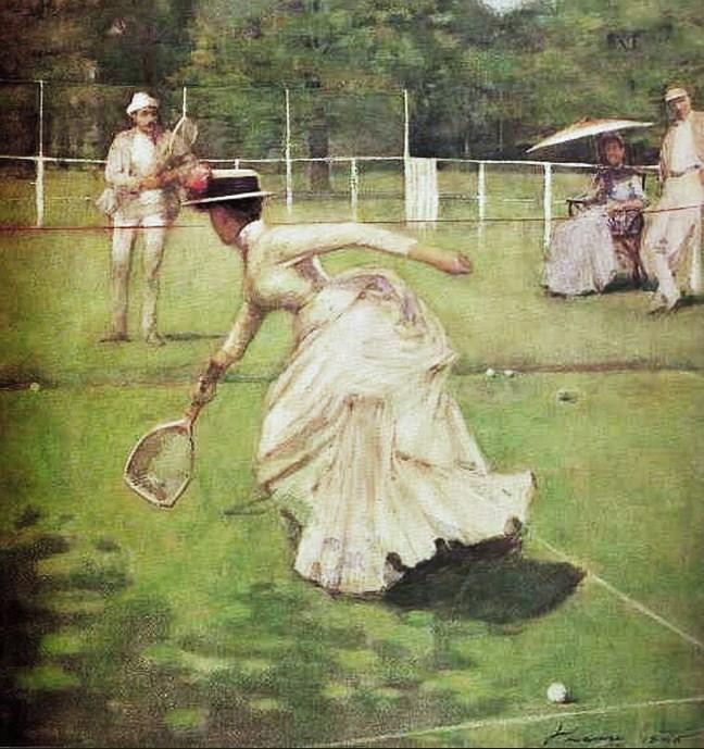 A Game of Tennis, έργο του
