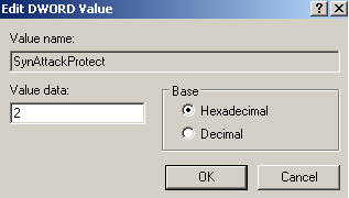 # Enable TCP SYN Cookie Protection net.ipv4.