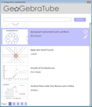 Το βασικό μενού του Geogebra. Οι επιλογές της ομάδας «Αρχείο» Οι επιλογές στην ομάδα Αρχείο είναι: Νέο Παράθυρο Ανοίγει ένα καινούργιο παράθυρο Geogebra χωρίς να διαγράψει το προηγούμενο παράθυρο.