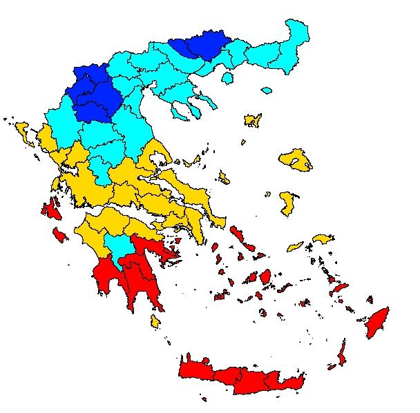 Κ.Δλ.Α.Κ. ΚΛΗΜΑΣΗΚΔ ΕΧΝΔ Κιηκαηηθή Εψλε Α Κιηκαηηθή Εψλε Β Κιηκαηηθή Εψλε Γ Κιηκαηηθή Εψλε Γ Οη πεξηνρέο πνπ βξίζθνληαη ζε πςόκεηξν > 500κ από ηελ επηθάλεηα ηεο ζάιαζζαο,