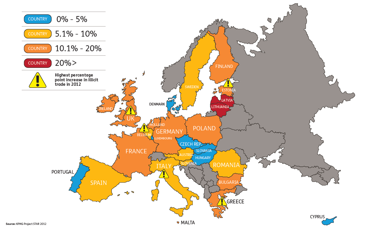 4 EU 27 Hotspots of Illicit Trade in