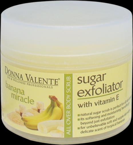 DONNA VALENTE PEELING ΣΩΜΑΤΟΣ ΠΗΛΙΓΚ ΣΩΜΑΤΟΣ ΜΕ ΑΛΑΤΙ Coconut Tropical Dream ΦΥΣΙΚΟ ΑΛΑΤΙ & ΛΑΔΙ ΚΑΡΥΔΑΣ 600gr ΠΗΛΙΓΚ ΣΩΜΑΤΟΣ ΜΕ ΖΑΧΑΡΗ Banana Miracle ΖΑΧΑΡΗ & ΒΙΤΑΜΙΝΗ Ε 600gr