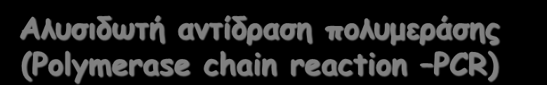 Μοριακές Τεχνικές Αλυσιδωτή