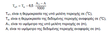 Οι συνθήκες σχεδιασµού που δίνονται στην ΤΟΤΕΕ-2, αφορούν συγκεκριµένες πόλεις.