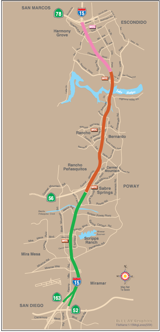 I-15 ICM Corridor, San Diego (1) >250,000 vehicles/day Multiple