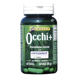 50 OCCHI + 60 capsule Καθ. Βάρος: 30g Κωδικός προϊόντος: OH60n Προτεινόμενη Λ. Τιμή: 31,00 To OCCHI+ είναι ένα συμπλήρωμα διατροφής με μύρτιλλο, λουτεΐνη, βιταμίνη Α και βιταμίνη Β2.