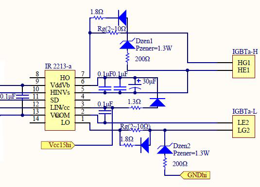 - 121 - H πύλη αυτή τροφοδοτείται με 5 V κι έχει διαφορετική τροφοδοσία από τους οδηγούς και τους οπτοζεύκτες. 7.2.6.