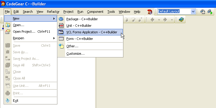 2 ΚΕΦΑΛΑΙΟ IΙ: Επικοινωνία μεταξύ Microsoft SQL Server 2000 και Codegear RAD Studio C++ Builder 2007.