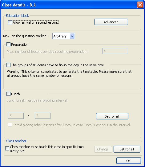 Type in the group names on respective lines. After you click on OK, the program will select filled in lines and it will interpret them as names of new groups. It is possible to delete whole divisions.