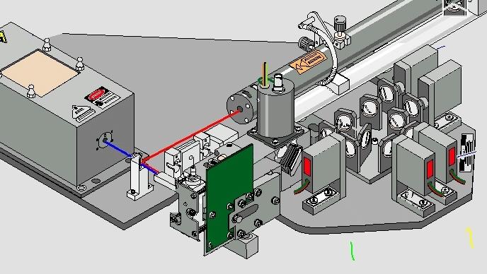 Vertical beam shaping lens