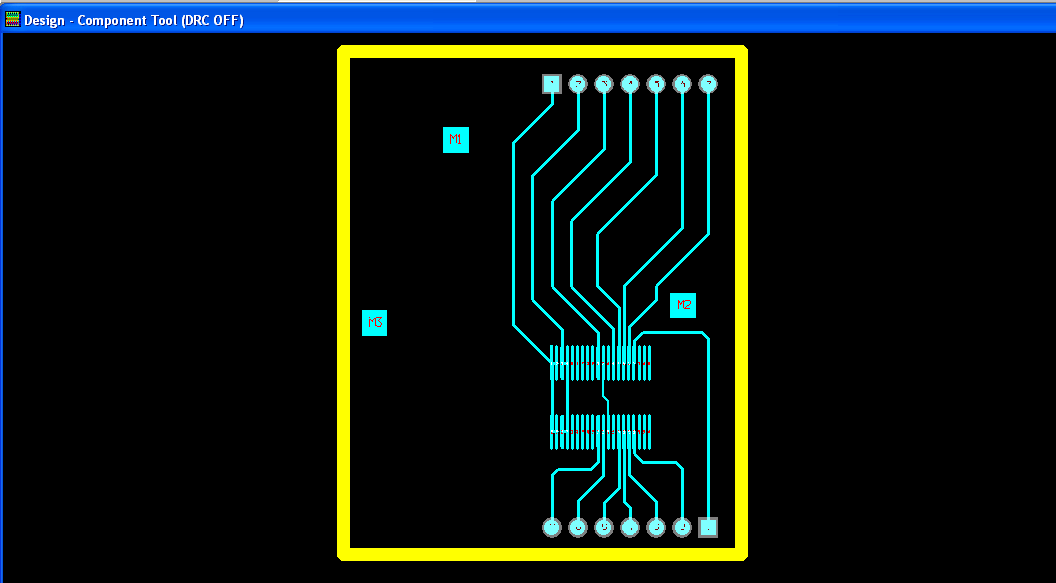 Εικ.6.2: Layout διάγραμμα πλακέτας GSM Module 6.3 