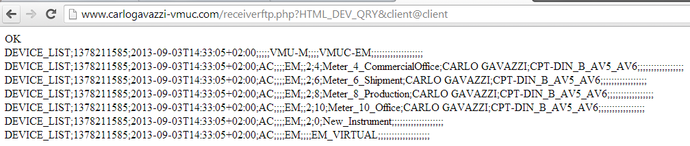 VMUC-EM FTP: HTTP επηθνηλσλία ιήςεο δεδνκέλσλ θαηόπηλ αίηεζεο Παξάδεηγκα: δνκή εξσηήκαηνο γηα απόθηεζε ιίζηα ζπζθεπώλ: εκείσζε: νπνηνδήπνηε ινγηζκηθό ηθαλό λα δηαρεηξίδεηαη αίηεκα HTTP / δηαδηθαζηώλ