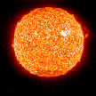 21 Courtesy SOHO EIT Induced X-ray line emission: indicator of target composition