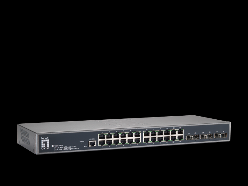 Despite its affordable pricing, the GEL-2671 is equipped with advanced features such as Single IP Management which allows users to manage up to 32 switches under the same web interface, Easy
