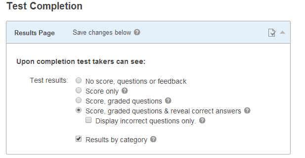 τέλα Test Questions ορίστηκε 1 ερώτηση ανά σελίδα, να δίνονται οι ερωτήσεις με Random σειρά και τη δυνατότητα να πηγαίνουν πίσω και να αλλάζουν απαντήσεις.