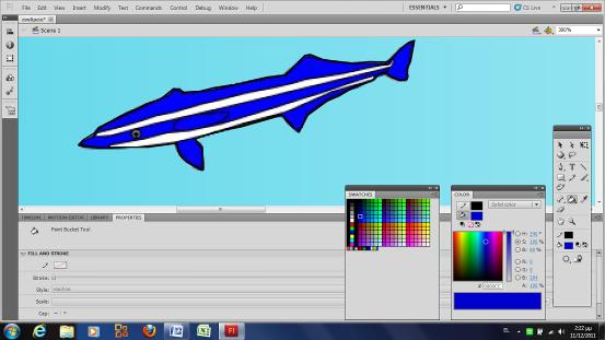 Εικόνα 83 Σχεδιασμός ψαριού με Adobe Photoshop sc5. 4.