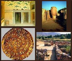 Ο Μινωικός πολιτισμός (2800-1000 π.χ.) αρχίζει από την εποχή του Χαλκού και τελειώνει μετά τον Τρωικό πόλεμο.