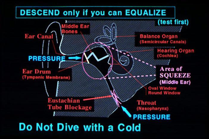 to get air in to equalize pressure on descent.