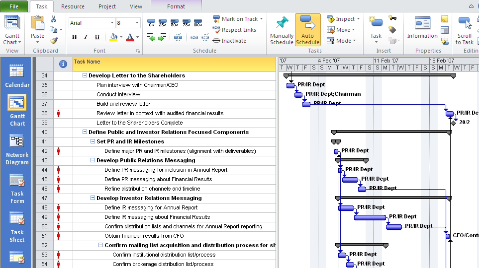 120 Διοίκηση έργων με το Microsoft Office Project 2013 7.