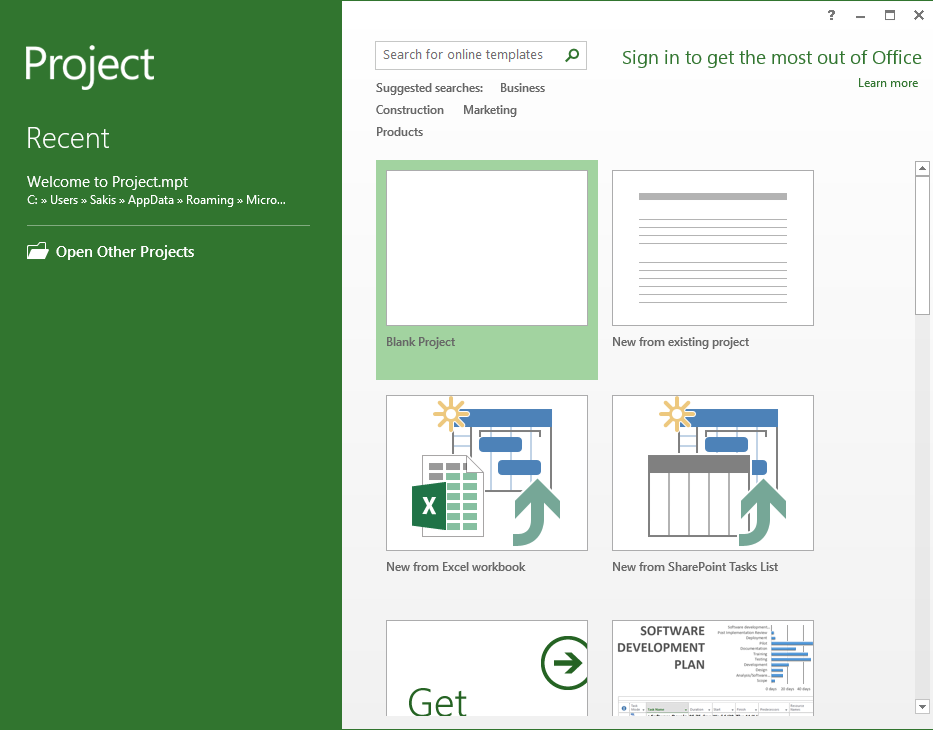 22 Διοίκηση έργων με το Microsoft Office Project 2013 2.